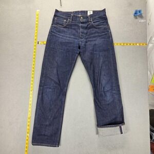 VTG Left Field Jeans Selvedge USA White Oak Cone Whiskers‎ Honeycomb Fits 30x31